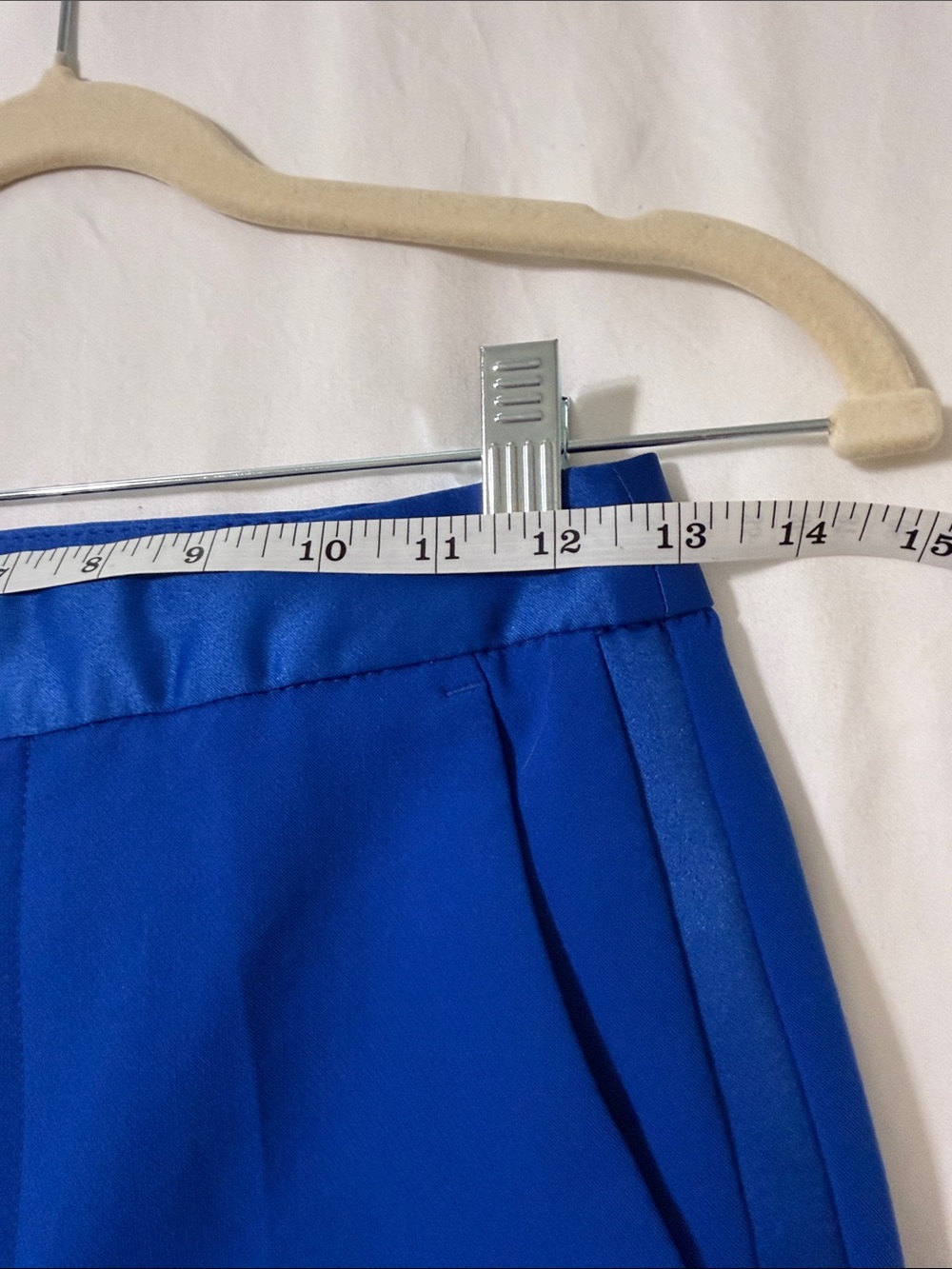 Zara Cobalt Blue Cropped Tailored Ankle Trousers - Picture 6 of 7
